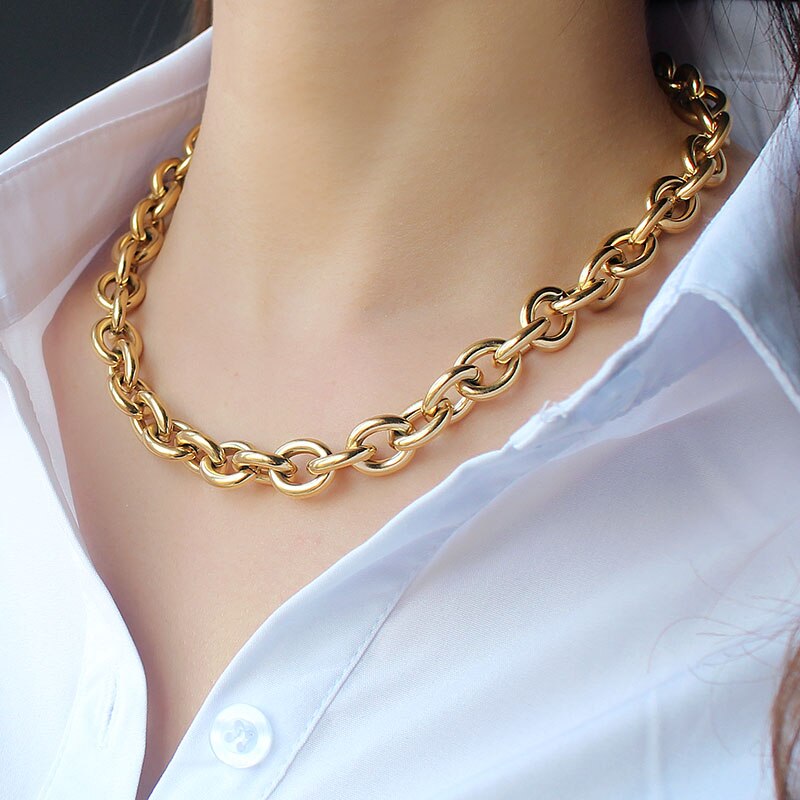 Chains Links For Jewelry Necklace Making DIY Accessories Link Collar Chain Sweater Accessories Making Supplies