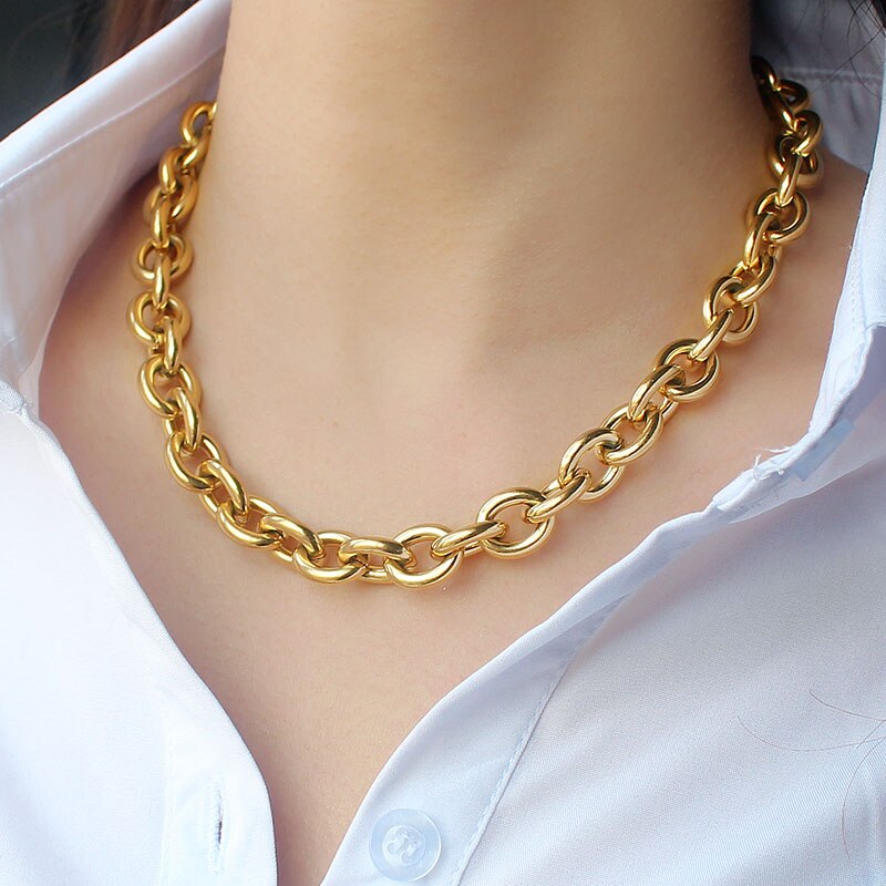 Chains Links For Jewelry Necklace Making DIY Accessories Link Collar Chain Sweater Accessories Making Supplies