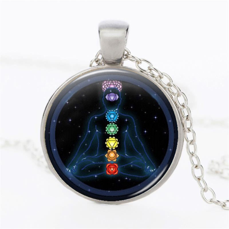 Chakra Yoga Pendants Necklaces Jewelry OM Healing Balancing Statement Necklaces Chain Necklace Online Shopping India