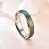Chameleon Ring Couple Ring Mood Temperature Ring Will Change Color Ring Stainless Steel Rings for Men Wedding Rings
