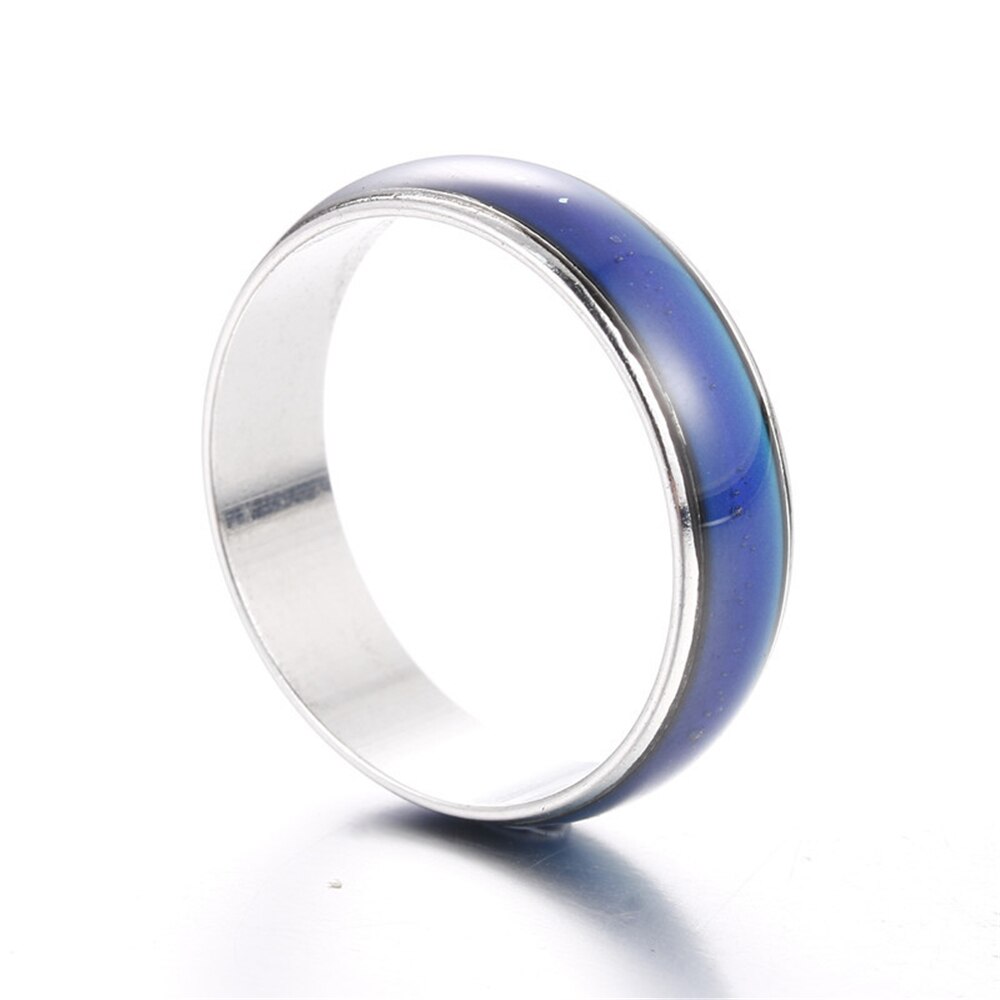 Changing Color Rings Stainless Ring Mood Emotion Feeling Temperature Rings For Women Men Couples Rings Tone Fine Jewelry Gift
