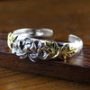 Character of silver products Thai silver seiko ms lotus bracelet S925 pure silver ornaments The Buddha language of zen