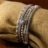 Character silver product S925 pure silver jewelry fashion seiko unisex five serial bracelet
