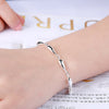 Charm 925 Sterling silver fine water drop necklace earrings bracelet jewelry sets for women party wedding holiday gifts