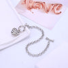 Charm Big Crystal Heart Bracelets For Women Heavy Metal Wind Gold Link Chain Bracelet Vintage Jewelry Gift To Lover Girlfriend