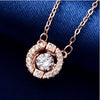 Charm Jewelry 100% Sterling Silver Necklace Original Smart Series Move StonesPendant Necklace Jewelry For Women