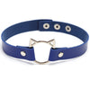 Charm Round Gothic Collar Necklaces Jewelry Gift Gothic Leather Cat Harajuku Women Punk Choker Necklace Sexy Trendy Vintage