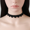 Charm Woman Black Velvet Lint Heart Chokers Necklace Elegant female Collar Party Jewelry Neck accessories
