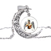 Charm XXXTentacion Rapper Glass Dome Pendant Necklace Hip Hop Hollow Moon Atr Photo Necklace For Women Men Gift Jewelry
