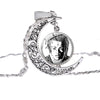 Charm XXXTentacion Rapper Glass Dome Pendant Necklace Hip Hop Hollow Moon Atr Photo Necklace For Women Men Gift Jewelry