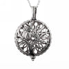 Charming Aromather Locket Necklace Owl Tree Of Life Box Diffuser Essential Oil Perfume Necklaces For Women Jewelry