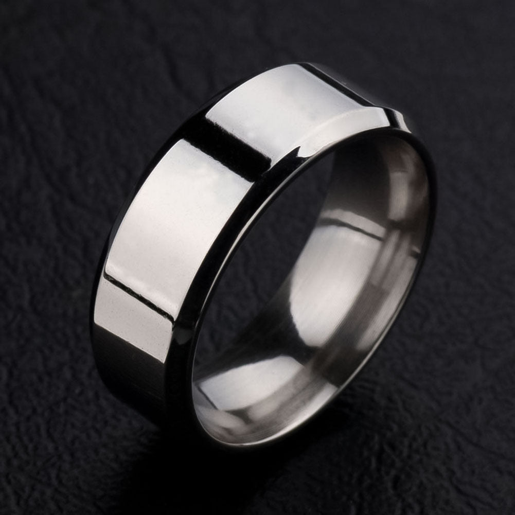 Charming High Quality 4 Colors Black Gold Silver Red Stainless Steel Male Ring Fashion Jewelry Accessories