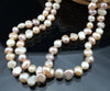 Charming Long Pearl Necklace,48inches Natural Freshwater Pearl Necklace,Handmade Real Jewelry,More Color For Choose