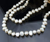 Charming Long Pearl Necklace,48inches Natural Freshwater Pearl Necklace,Handmade Real Jewelry,More Color For Choose