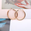 Charms 5cm diameter hoop Earrings 925 Sterling Silver for Woman Fine party 18K gold earrings Jewelry Christmas gifts