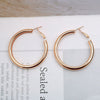 Charms 5cm diameter hoop Earrings 925 Sterling Silver for Woman Fine party 18K gold earrings Jewelry Christmas gifts