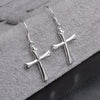 Charms 925 Sterling Silver classic cross Earrings for Women Jewelry party Wedding Christmas Gifts