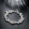 Charms 925 Sterling silver Pretty grape bead Bracelets for women wedding accessories party Christmas Gift brands Jewelry