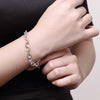 Charms 925 sterling silver classic chain Bracelet for woman man 20CM Wedding party Street all-match jewelry Gifts