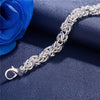 Charms 925 sterling silver classic circle Bracelet for woman man classic trend Wedding party Gifts noble Jewelry
