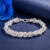 Charms 925 sterling silver classic circle Bracelet for woman man classic trend Wedding party Gifts noble Jewelry