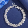 Charms 925 sterling silver classic circle Bracelet for woman man classic trend Wedding party Gifts noble Jewelry