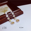 Charms Drop Earrings For Women S925 Sterling Silver Hyperbole Lovely Citrine Cubic Zirconia Diamant Elegant Fine Jewelry Earring