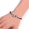 Charms Owl Bracelet Elastic Rope Chain Gold Silver Color Crystal Eye Of Owl Pendant Bracelets For Woman Jewelry Gift New
