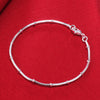 Charms Pretty 925 sterling silver fine snake chain Bracelet for woman  party wedding accessories gifts jewelry
