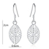 Charms elegant 925 Sterling Silver drop earrings for woman party Jewelry Christmas Gift Wedding korean vintage earrings