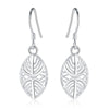 Charms elegant 925 Sterling Silver drop earrings for woman party Jewelry Christmas Gift Wedding korean vintage earrings