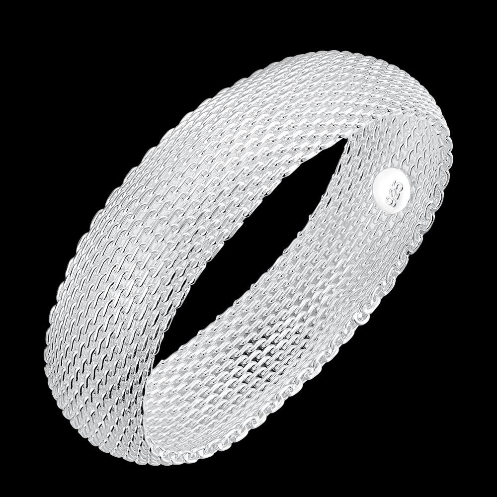 Charms fine Vintage Round bangle 925 sterling Silver Bracelets for Women gifts wedding accessories Party Jewelry