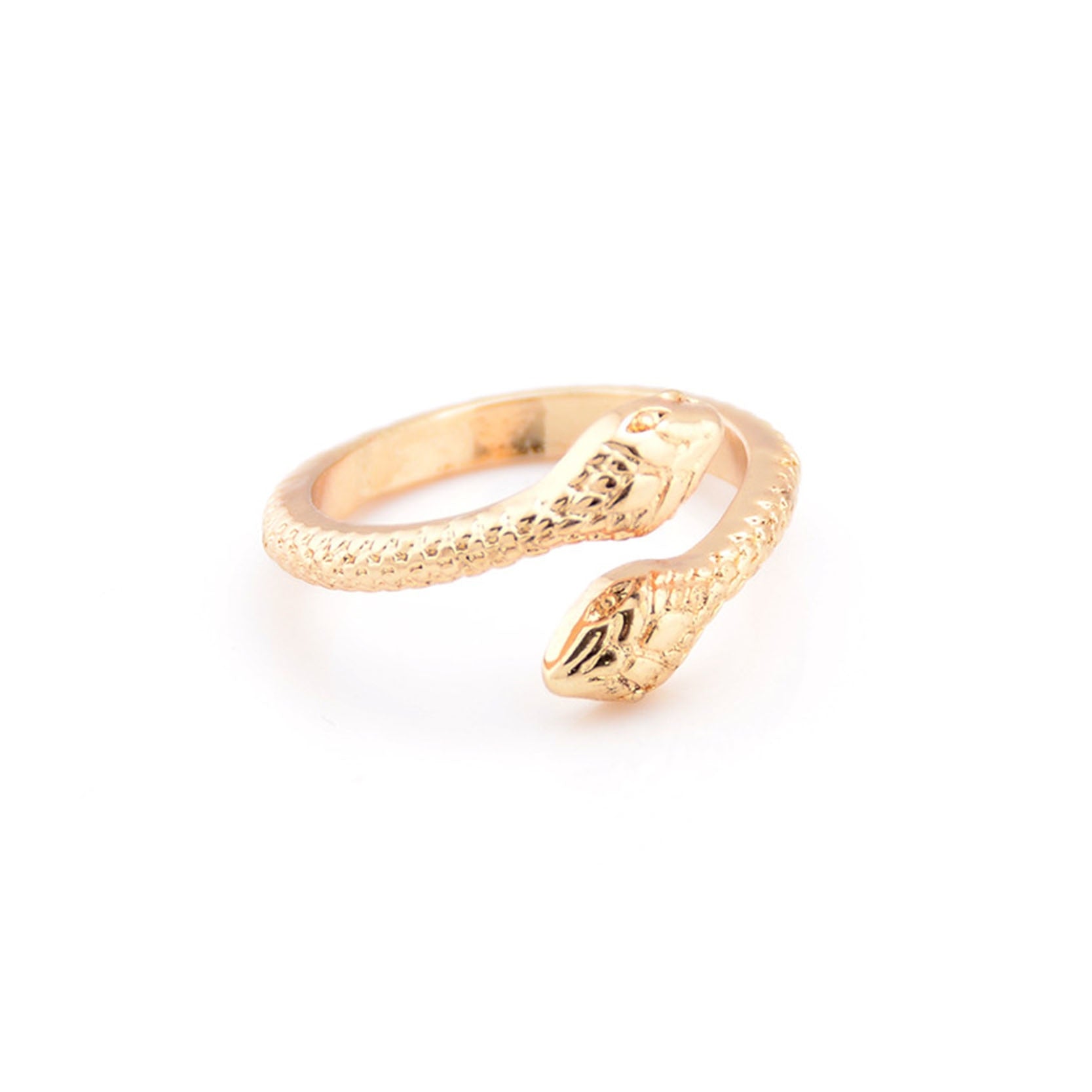 Cheap Fashion Jewelry Gold / Silver Color with Snake Shaped Ring for Women Party
