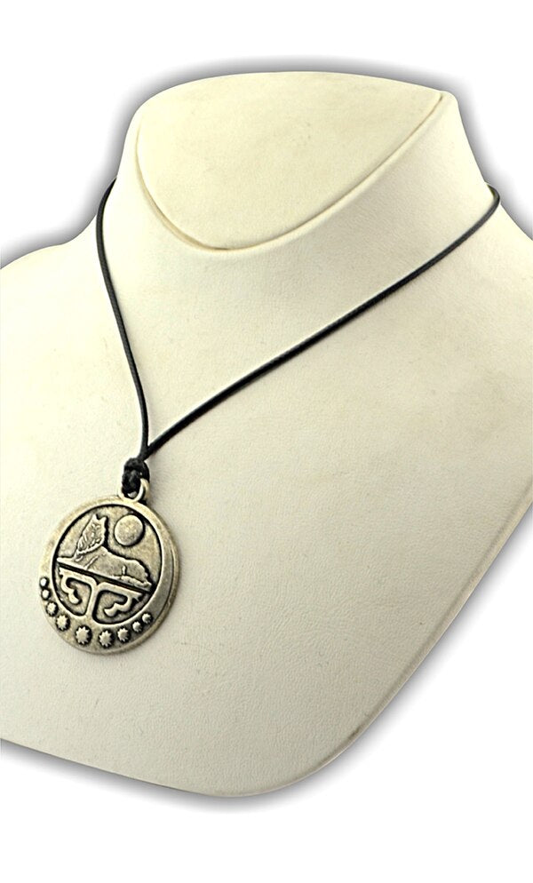 Chechen Nickel Oxide plated Cord Necklace Caucasian Circassian Traditional