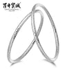 Cheng Centennial Bohemian style Solid silver bracelet female 999 sterling silver jewelry Open design Fine circle