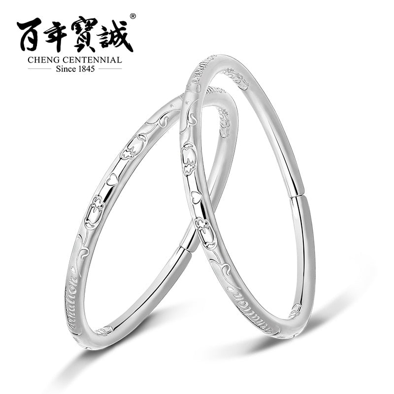 Cheng Centennial -- carving pattern- Polishing -carnation- Opening design -Jewelry- Bohemian- Sterling silver