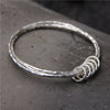 ChiangMai Thailand handmade silver bracelet S925 pure silver Bangle For Women Thai silver bracelet