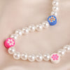 Chic Boho Polymer Clay Necklaces For Women Imitation Pearl Cute Smiley Neck Chain Bohemian Necklace Jewelry 2022 New