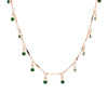 Chic Multicolor Opal Stone Choker Necklaces Gold Color Chain Crystal Necklace for Women Jewelry Short Chockers Collar