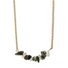 Chic Multicolor Opal Stone Choker Necklaces Gold Color Chain Crystal Necklace for Women Jewelry Short Chockers Collar