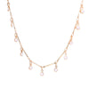 Chic Multicolor Opal Stone Choker Necklaces Gold Color Chain Crystal Necklace for Women Jewelry Short Chockers Collar