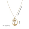 Chic Women Pendant Necklace for Beach Party Gold Color Coconut Palm Tree Shape Pendant Short Chain Necklace Party Jewelry
