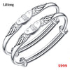 Children's Jewelry 990 Children's Bracelet Fashion Personality Silver Bangle Bells Sterling Silver Baby Bracelets