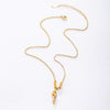 China Fu Gourd Stainless Steel Pendant Necklace for Women Gold Plated Beads Chain Retro Jewelry Gift Accessories 2022 New