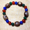 China Tibetan Jewelry Qualitied 12mm*16mm Multi-pattern Dzi Beads Bracelet for Women Bring Good Luck