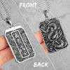 Chinese Dragon Good Meaning Amulet Stainless Steel Men Necklaces Pendants Chain for Boyfriend Jewelry Creativity Gift