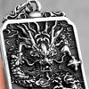 Chinese Dragon Good Meaning Amulet Stainless Steel Men Necklaces Pendants Chain for Boyfriend Jewelry Creativity Gift