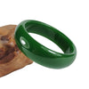 Chinese Natural Green Hetian Nephrite Jade Bangle Bracelet Fashion Temperament Jewelry Gems Accessories Gifts Wholesale
