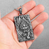 Chinese Style Unicorn Amulet Stainless Steel Men Necklaces Pendants Chain for Boyfriend Male Jewelry Creativity Gift