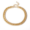 Choker Chunky Short Jewelry Punk Hip Hop Curb Men Necklace Cuban Minimalist Thick Party Collar Simple Women Necklace